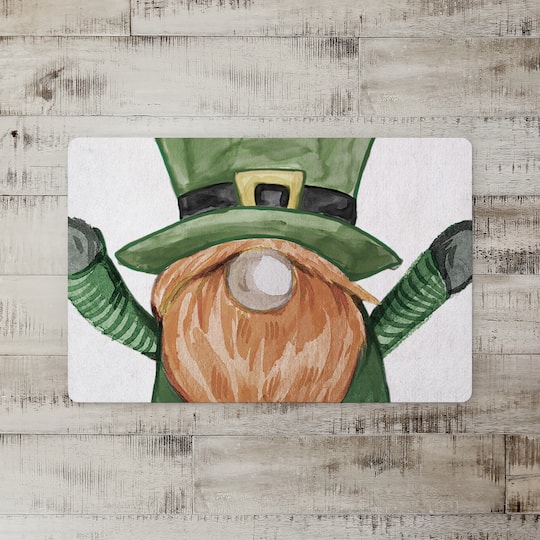 Up Close Leprechaun Floor Mat 27" x 18" Floor Mat